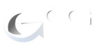 Gogh Solutions white and grey logo.