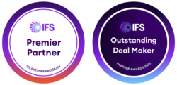IFS Partner and award badges