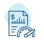 Report with dashboard icon